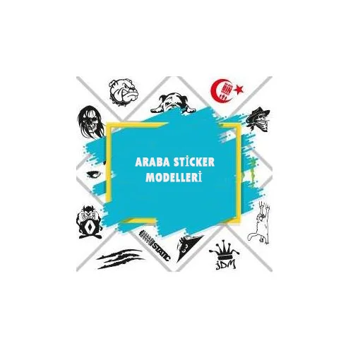 Araba sticker modelleri