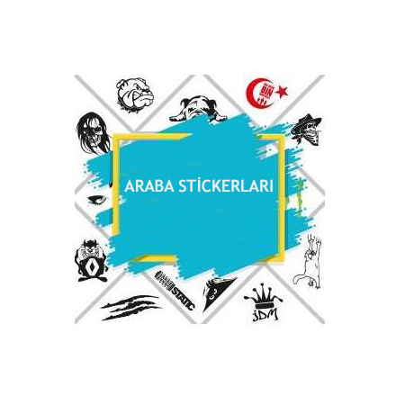 Araba stickerları