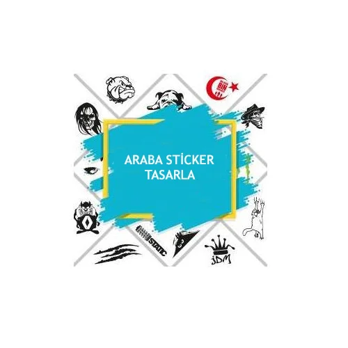 Araba sticker tasarla