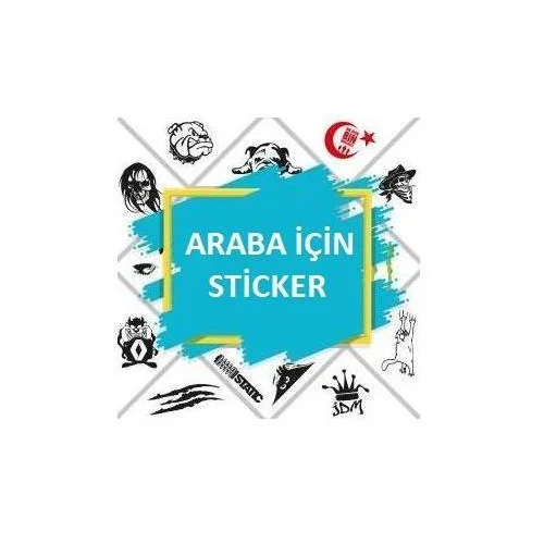 Araba için sticker