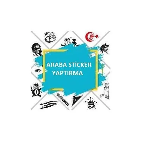 Araba sticker yaptırma makalemiz