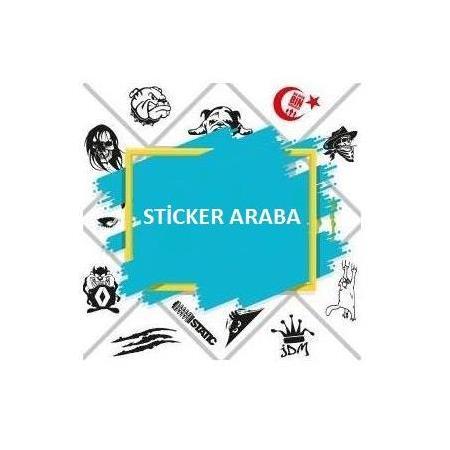Sticker araba