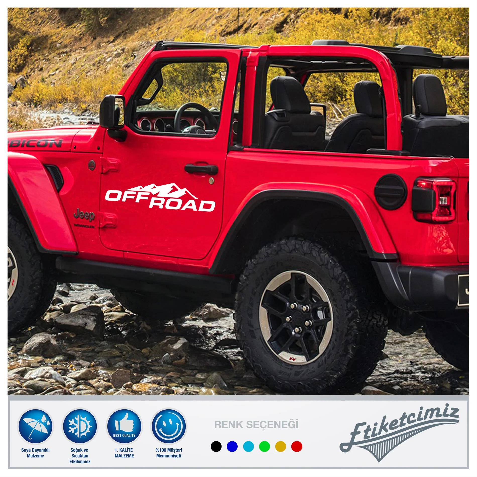 Offside Sticker Off Road Sticker - Off Road Oto Sticker - Etiketcimiz.com