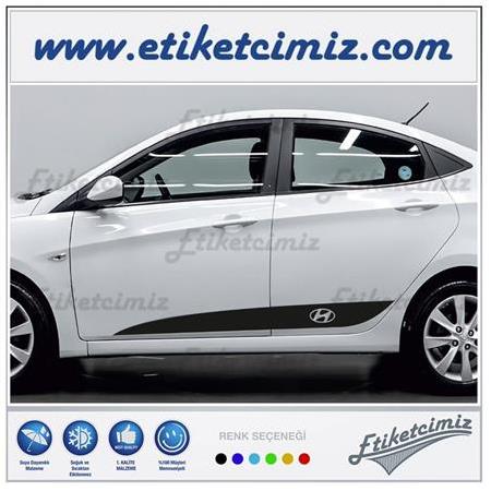 Hyundai Accent Kapı Sticker