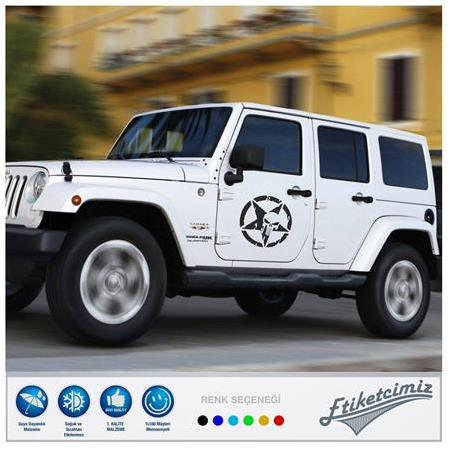 Jeep Star Sticker 2