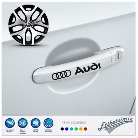 Audi Kapı Kolu Jant Sticker