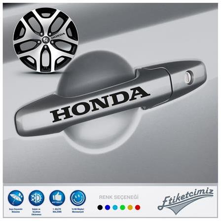 Honda Kapı Kolu Jant Sticker