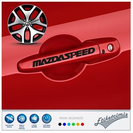 Mazda Speed Kapı Kolu Jant Sticker