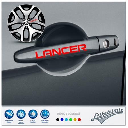 Mitsubishi Lancer Kapı Kolu Jant Sticker