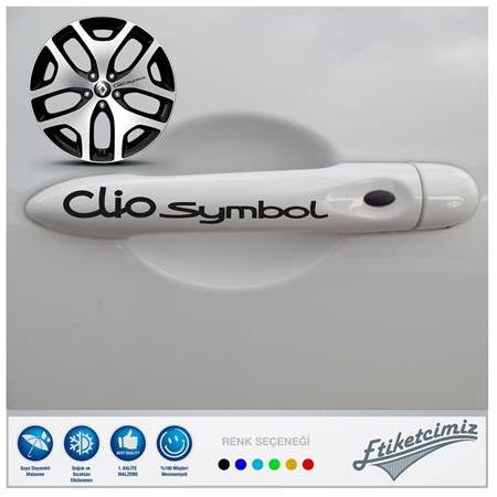 Clio Symbol Kapı Kolu Jant Sticker