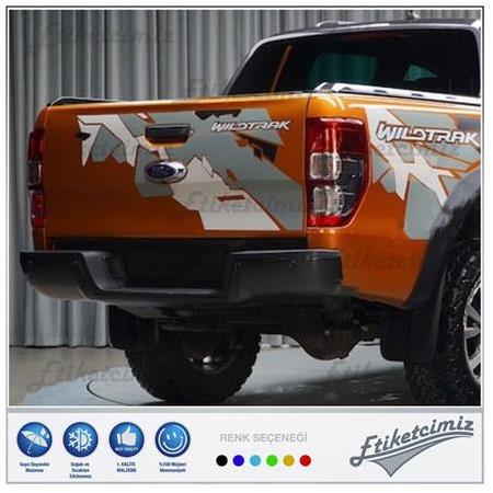 Ford Ranger Wildtrak Set Sticker(Sağ,Sol ve Bagaj Set)