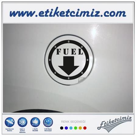 Depo Kapağı Fuel Sticker