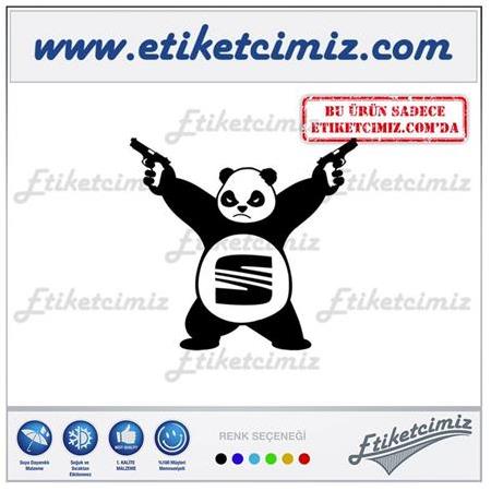 Seat Silahlı Panda Sticker