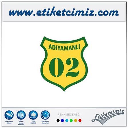 02 Adıyamanlı Renkli Sticker