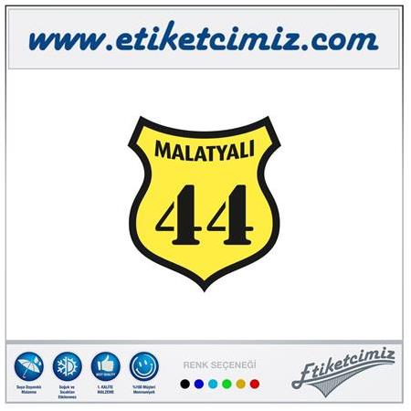 44 Malatyalı Renkli Sticker