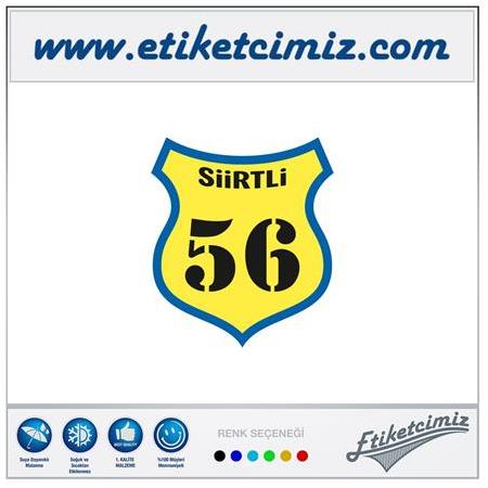 56 Siirtli Renkli Sticker
