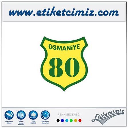 80 Osmaniyeli Renkli Sticker