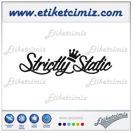 Strictly Static Sticker Model 1