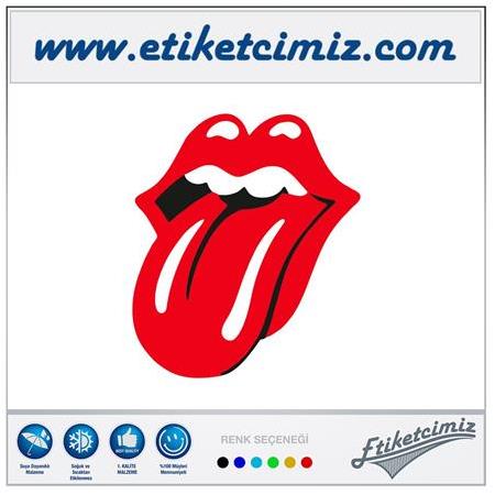 Rolling Stones Tongue Sticker