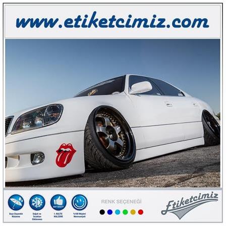 Rolling Stones Tongue Sticker