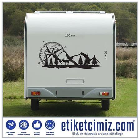 Karavan Pusula Sticker