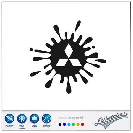 Mitsubishi Boya Sıçraması Sticker