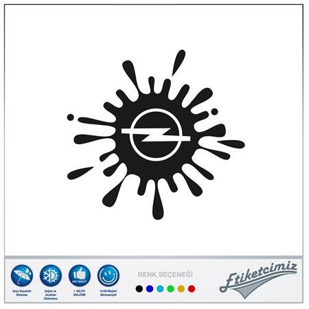Opel Boya Sıçraması Sticker
