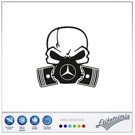 Mercedes Piston Sticker