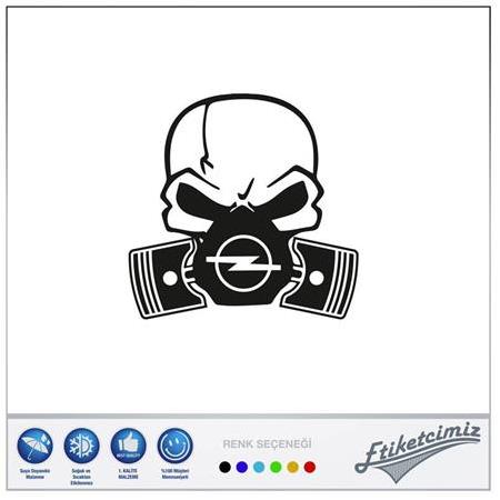 Opel Piston Sticker