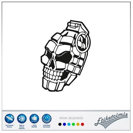 El Bombası Depo Kapağı Sticker