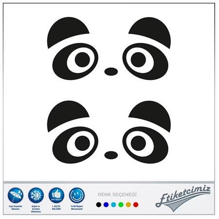 Yan Ayna Panda Sticker
