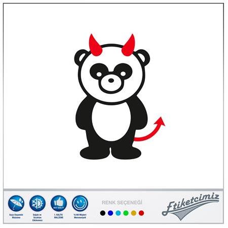 Şeytan Panda Sticker