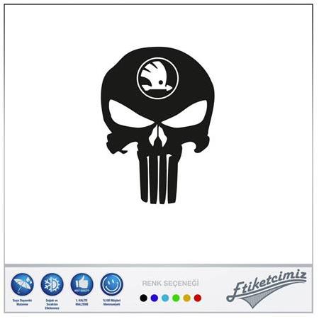 Skoda Punisher Sticker