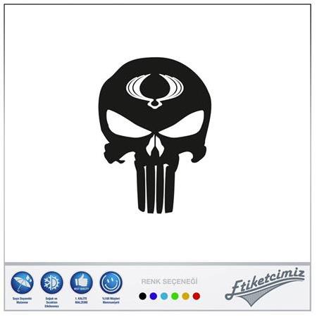 Ssangyong Punisher Sticker