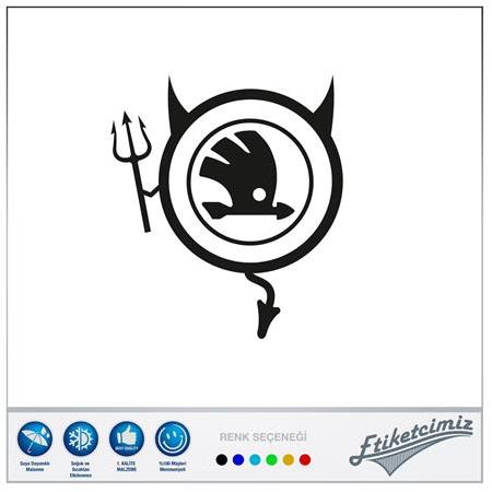 Skoda Şeytan Sticker