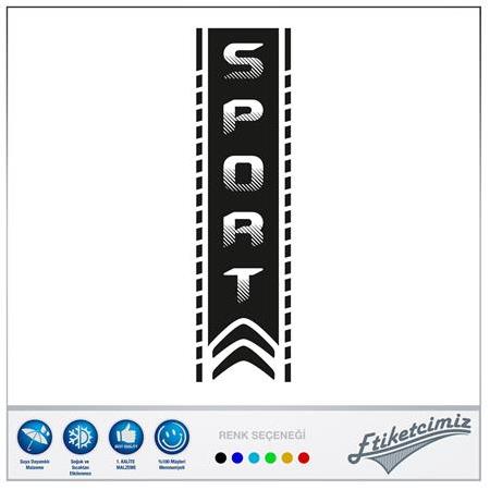 Citroen Kısa Şerit Sticker