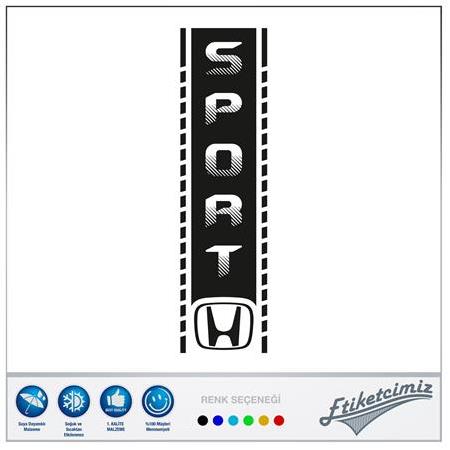 Honda Kısa Şerit Sticker