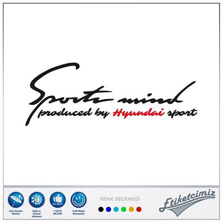 Hyundai Sports Mind Sticker