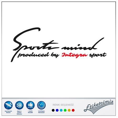 Honda İntegra Sports Mind Sticker