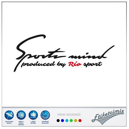 Kia Rio Sports Mind Sticker