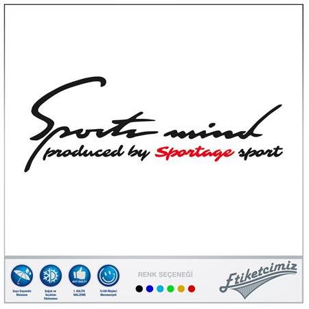 Kia Sportage Sports Mind Sticker