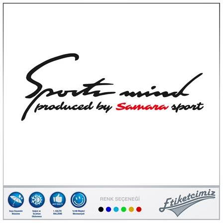 Lada Samara Sports Mind Sticker