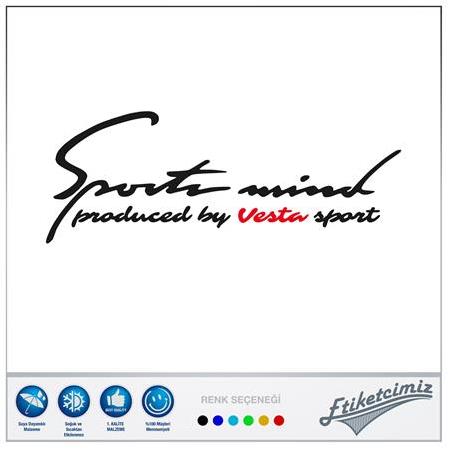 Lada Vesta Sports Mind Sticker