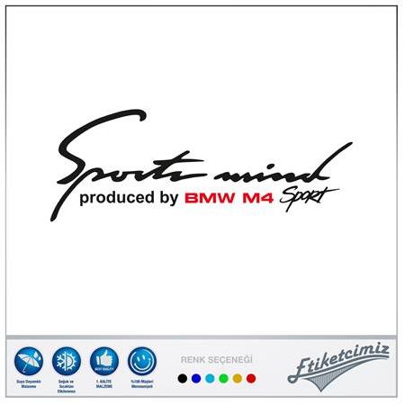 Bmw M4 Sports Mind Sticker