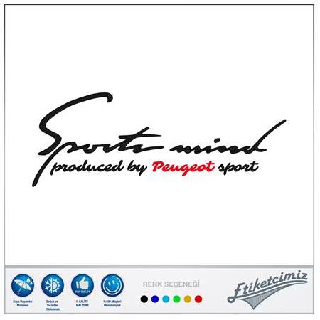 Peugeot Sports Mind Sticker