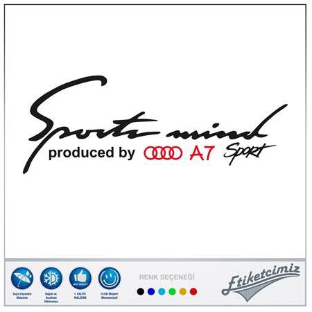 Audi  A7 Sports Mind Sticker