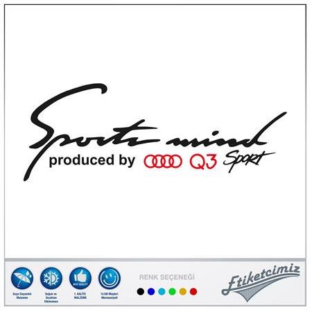 Audi  Q3 Sports Mind Sticker
