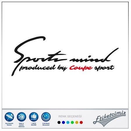 Hyundai Coupe Sports Mind Sticker