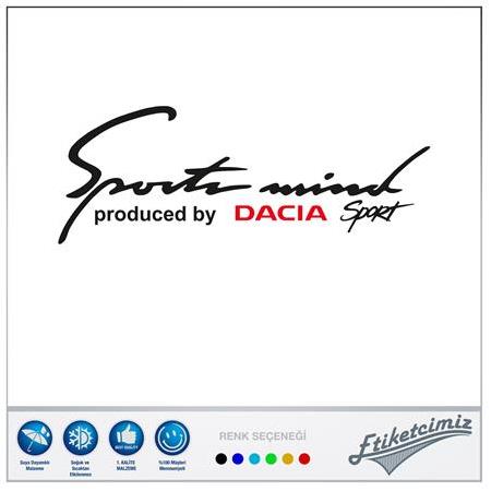 Dacia Sports Mind Sticker