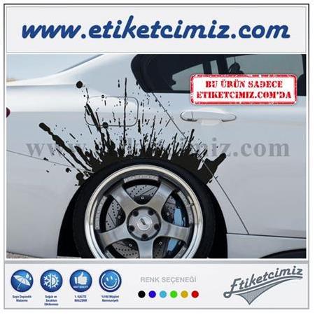 Çamur Lekesi Sticker Model 1